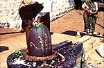 Shivalingam nach der Pooja