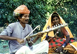 Sarangi- Spieler